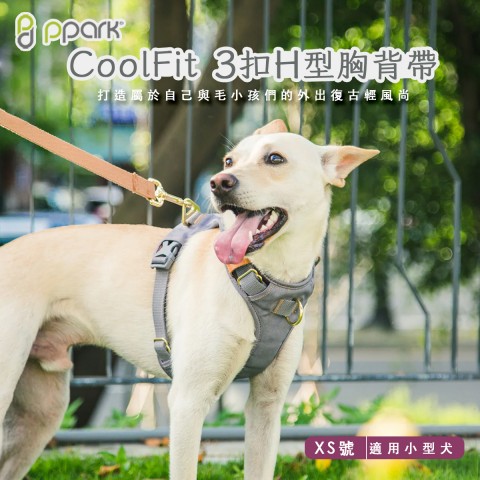 PPARK CoolFit 3扣H型胸背帶『XS號』(狗用 犬用 胸背帶)